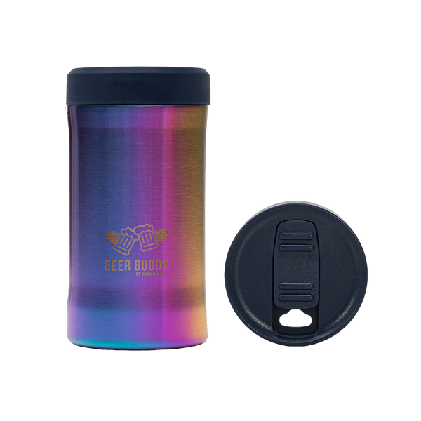 Universal Beer Buddy | Rainbow Titanium