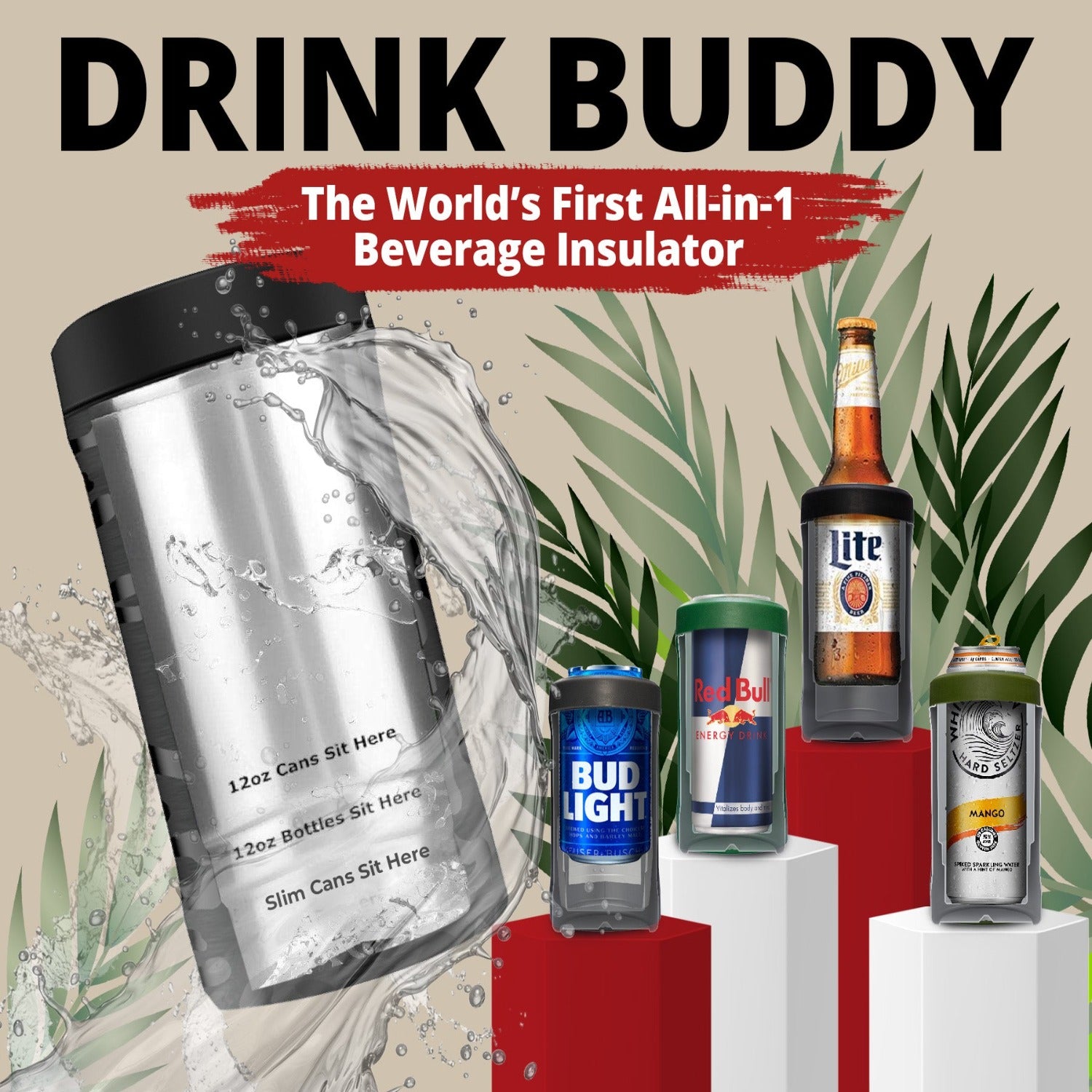 Universal Beer Buddy | Grey